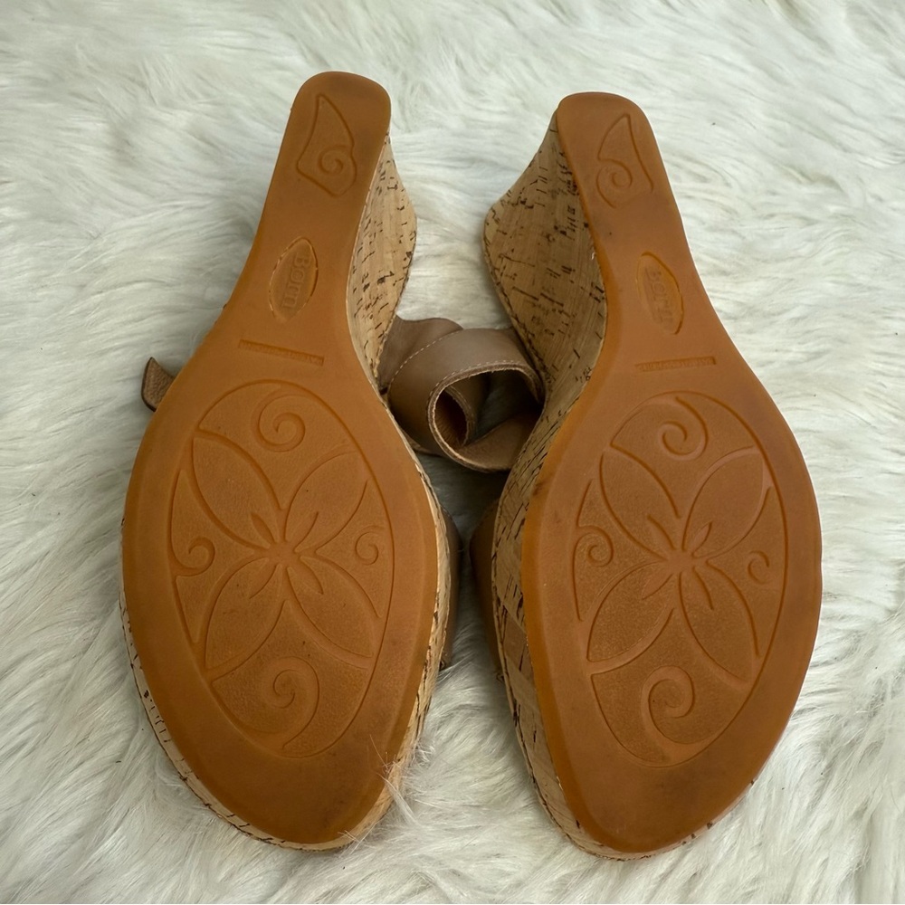 Born Brown Adjustable Strap Sandals - image 8